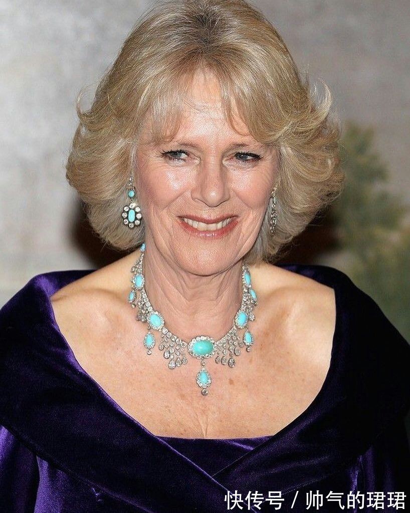 伊丽莎白 卡米拉的蛇形项链20年前做情人时查尔斯送的,蛇蝎气质一目了然