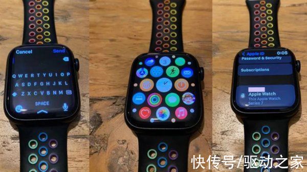 屏占比|iPhone 13最佳伴侣！Apple Watch S7真机首曝：屏占比极高