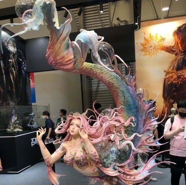 美人鱼|手办不需要做到血管清晰可见,若能做到翻糖蛋糕的细腻,也值了