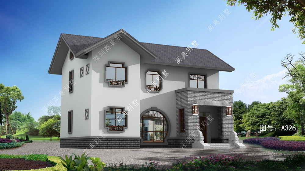 盖栋|耐看的中式别墅,盖栋衣锦还乡,面子里子都有。