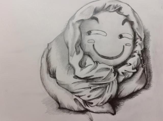 文化课！当美术生画到一半懒得画了，画风逐渐变沙雕，老师：眼睛无法承受