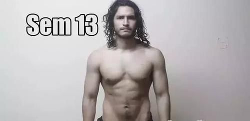 记录照|8个月，这个小伙用35张记录照告诉你，健身能带给身材多大改变