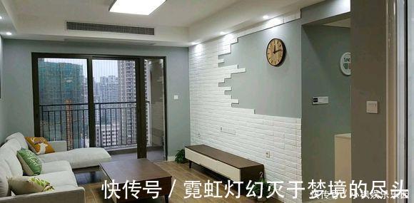 墙面|三个月完工,简装全屋花28万,打扫干净很漂亮,木纹砖很满意