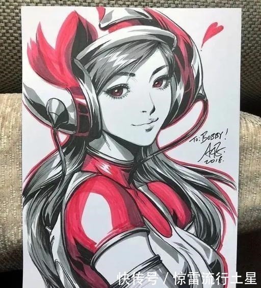 魔卡少女樱|马克笔手绘动漫人物,你能不能从艺术家的画里找到童年!