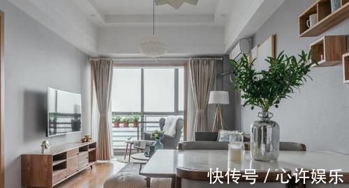阳台上|客厅连着阳台，窗帘挂客厅还是阳台听设计师一分析，讲究太多了