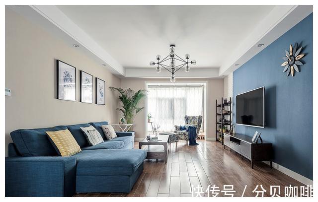 房主|129平北欧风休闲空间，文化石组合绿植，是暖意纯粹的慵懒生活