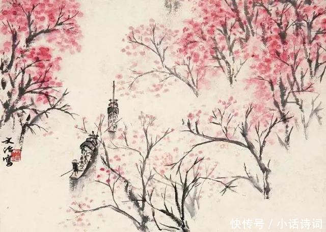 吹面不寒杨柳风|这首只有28字的小诗,意境唯美,读来犹如走进画境,诗作竟出自一位僧人之手