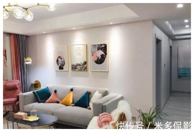 搭配|120平北欧风婚房，粉色和灰色的极致搭配，很高级华丽，太完美