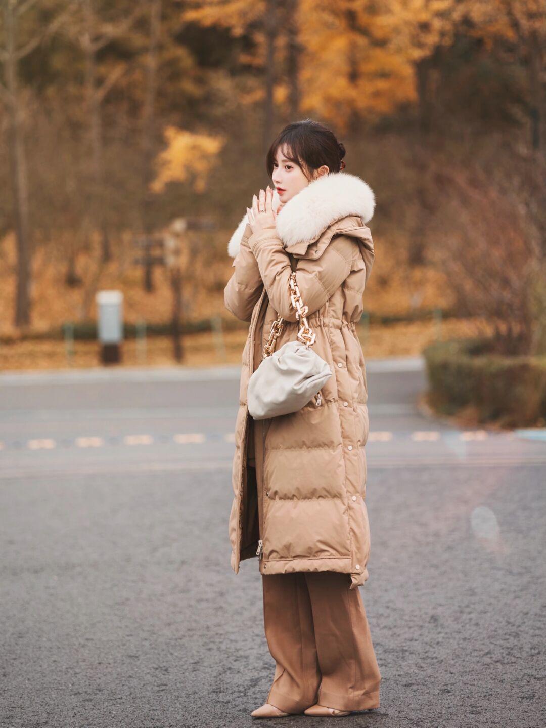 真正优雅的女人,冬季都穿“羽绒服”,这些造型适合普通人借鉴