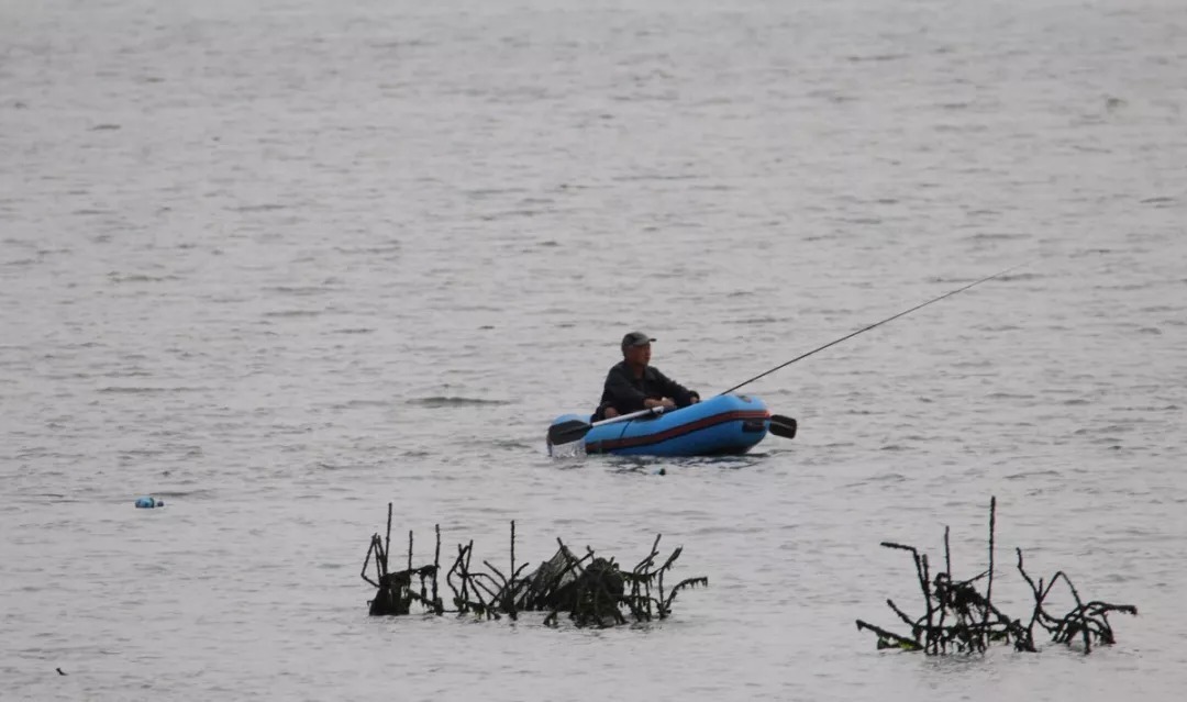 湖北一男子钓鱼时遇上下雨,一番神操作让人哭笑不得,网友:过瘾