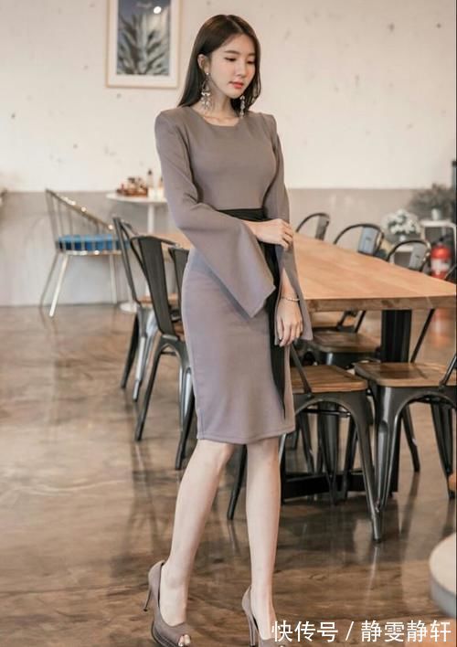 美女|美女穿搭:小姐姐爱穿性感紧身裙,婀娜多姿,婉约十足