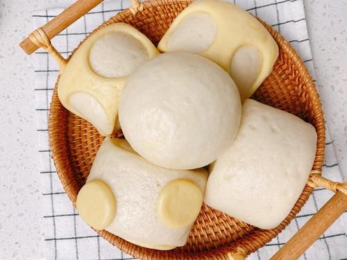 面团|南瓜花样馒头，只要一次发酵省时省力，香甜有嚼劲，比买的还好吃