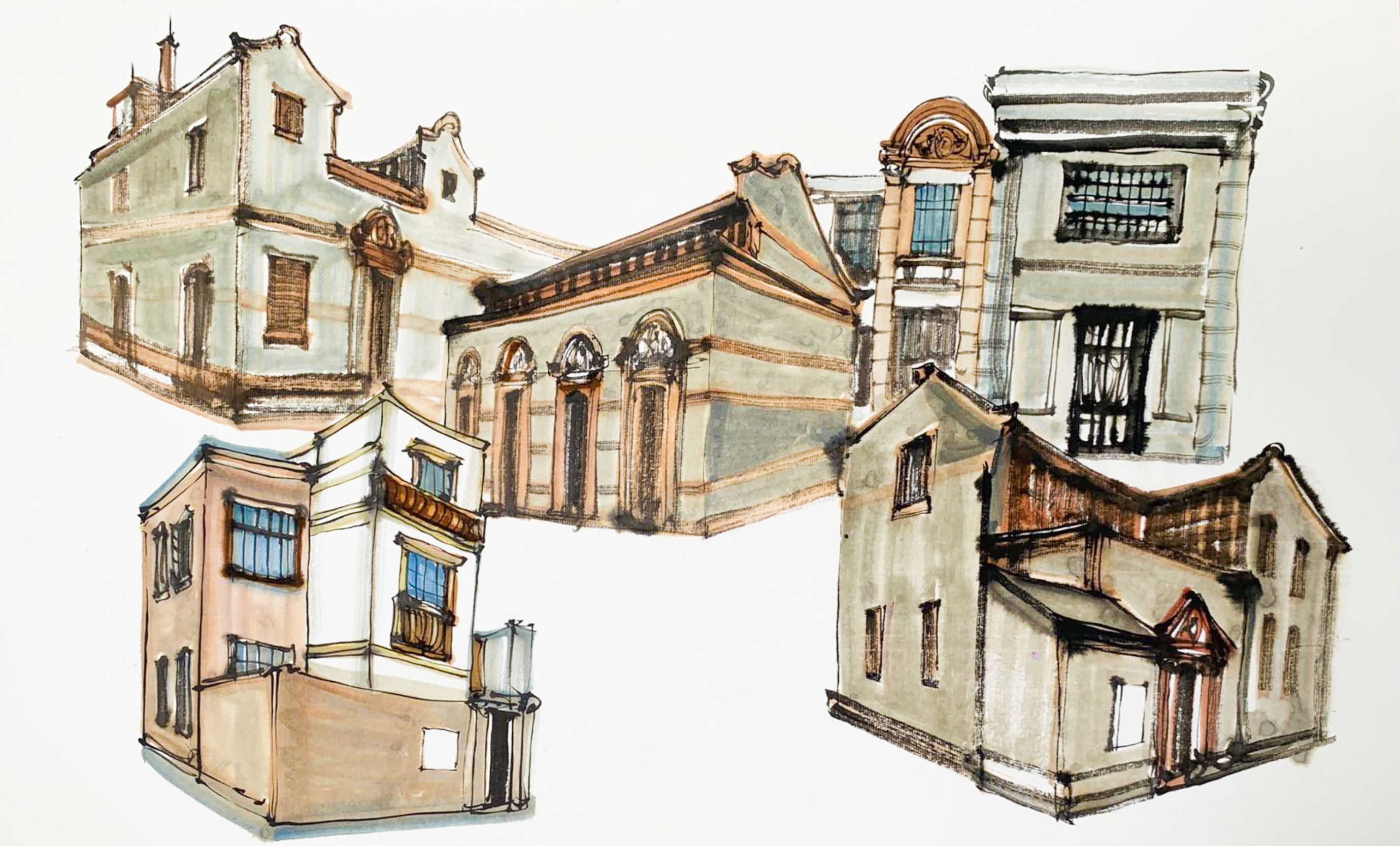 红色|燃!手绘“红途”水墨创意动画,带你穿越百年征途