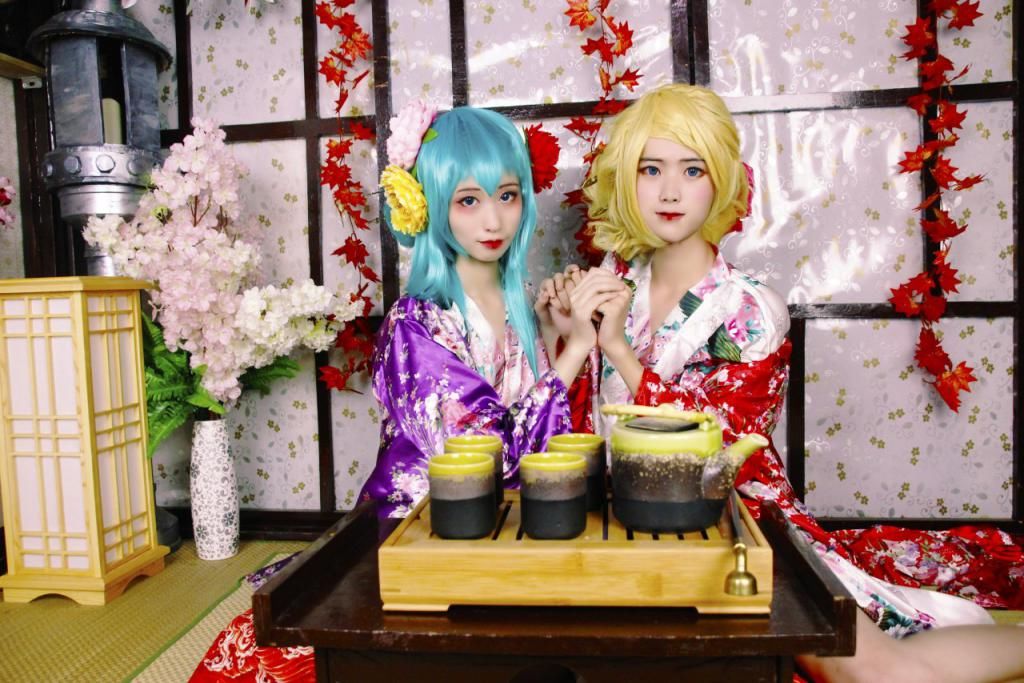 VOCALOID|VOCALOID初音未来镜音铃雨梦楼 cosplay