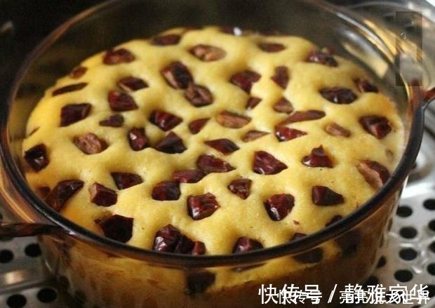 发糕|蒸发糕,别只会放酵母!多加一勺“它”,发糕蓬松香甜,吃着真香!