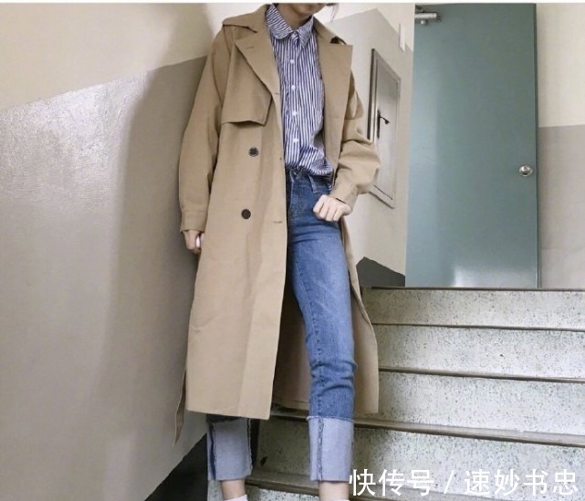 简约 风衣,我喜欢这样穿!简约精致又贼拉风,上街后非常吸睛!