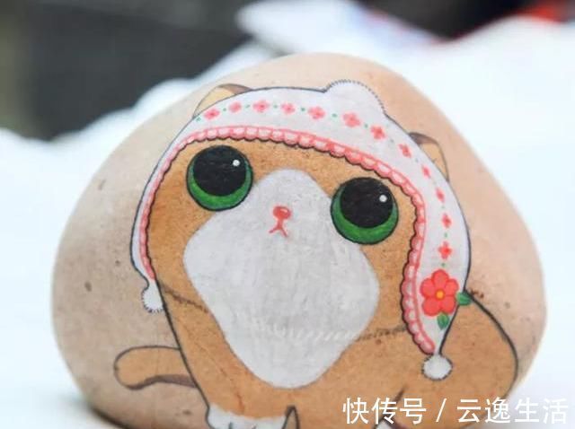 彩纸!捡些石头回家,再也不为手工课作业愁附5个DIY石头彩绘教程