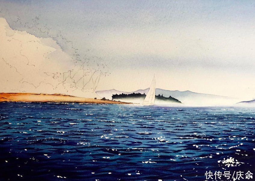 开头@苏轼的这首词并不出名,开头两句的境界,却令人叫绝