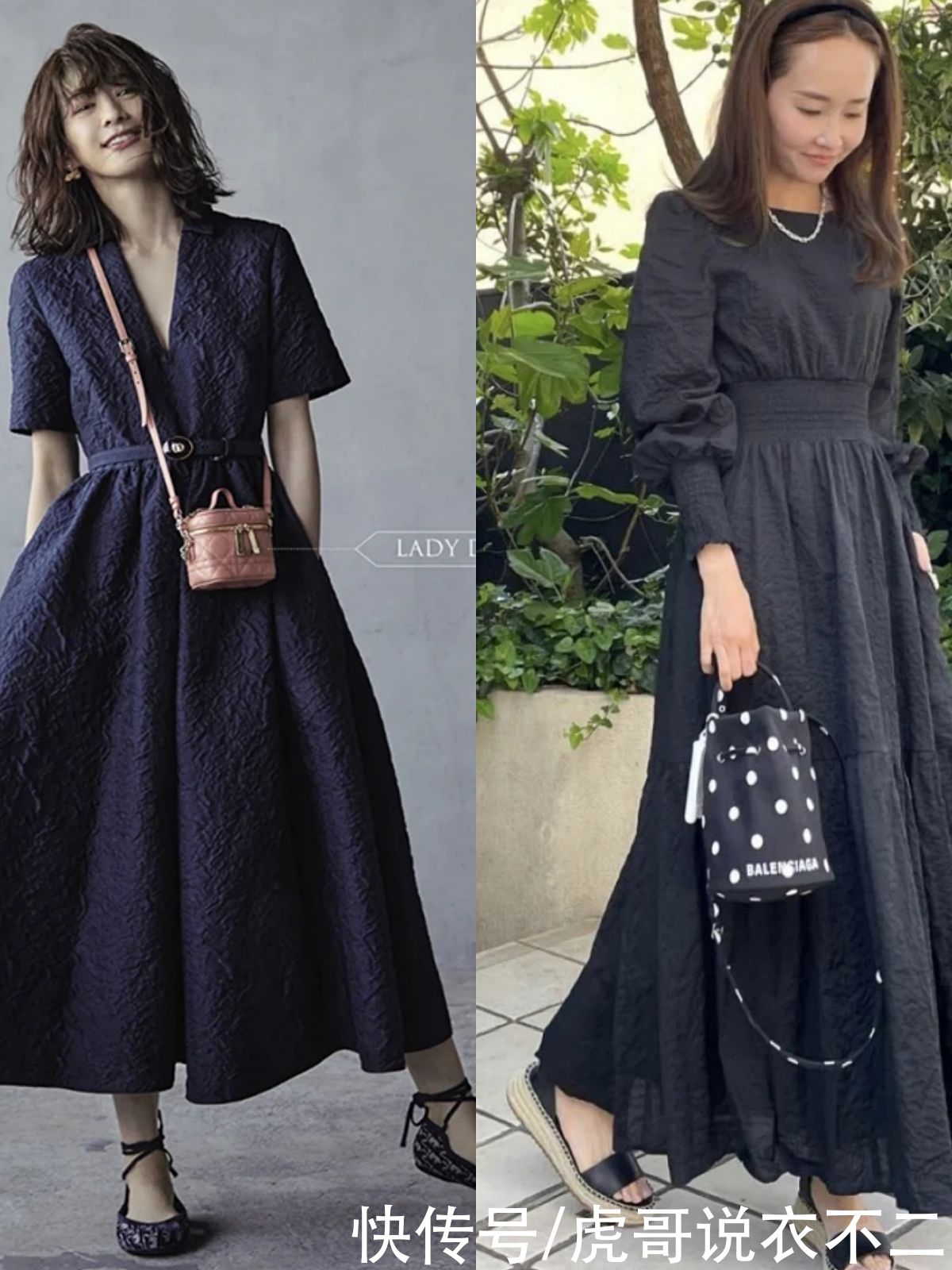 初夏穿什么优雅又高贵？当然是“小黑裙”，日本女性基本人手一条