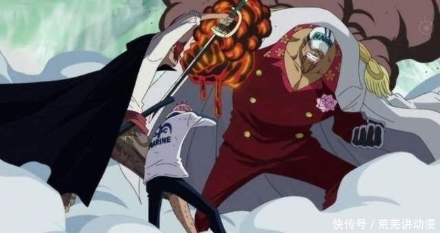 卡普|海贼王:顶上战争香克斯要没出现,后果会怎样?赤犬和黄猿估计非死即伤