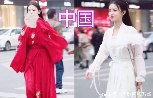 白人小姐姐|当外国人迷上中国人的汉服,白人的能接受,黑人:我们不一样!