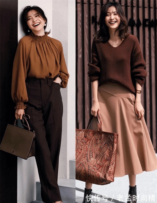 棕色|秋天的“棕色”有多时髦?越精致的女人越喜欢棕色