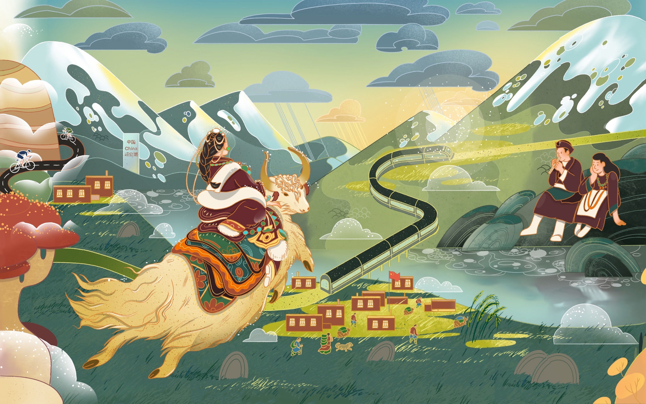 藏族|一生一定要去一次的地方，你去过吗？｜一个都不能少——长卷寻宝