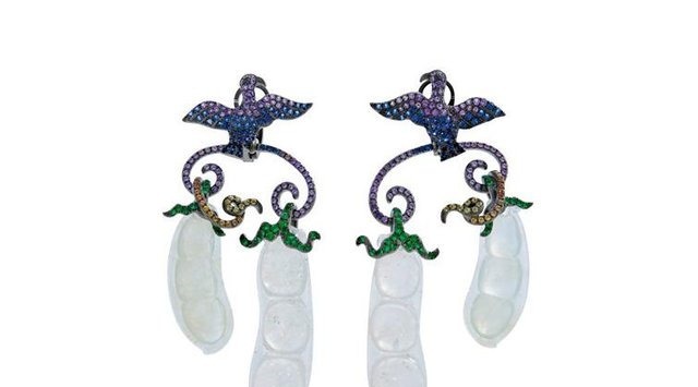 沙弗莱石!珠宝设计师新一季 Fragrant Concubine 高级珠宝系列中国元素