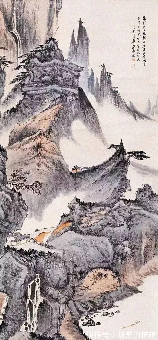 郑午昌@民国竟然有这样一位山水画大家,极为罕见,太美了!