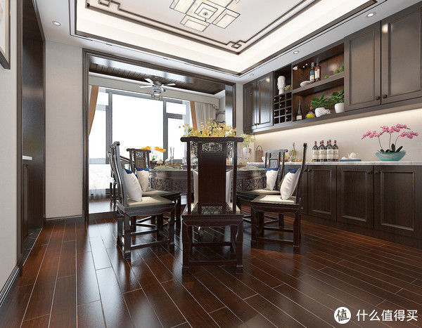 长沙|长沙夫妻130平米的新中式风格,客厅韵味十足,细节之处尽显品味