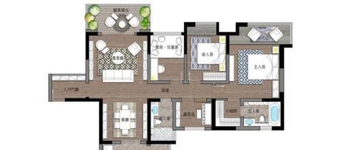 原木风|120㎡简约原木风，青梅竹马小夫妻温馨的家