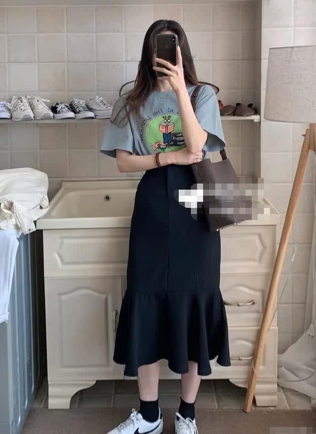 让人心动的鱼尾裙,学会这几个单品的搭配,你就是妥妥的人鱼公主