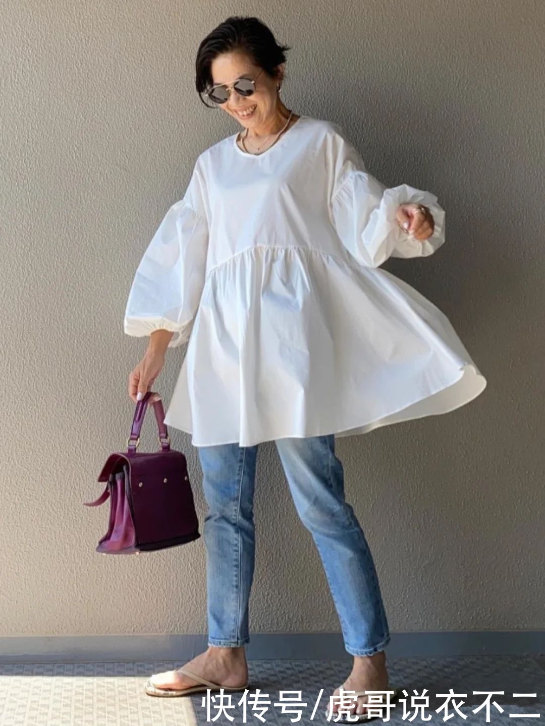 简约|年近60岁的微胖矮个女人，提升衣品要从细节入手，简约清爽又高级