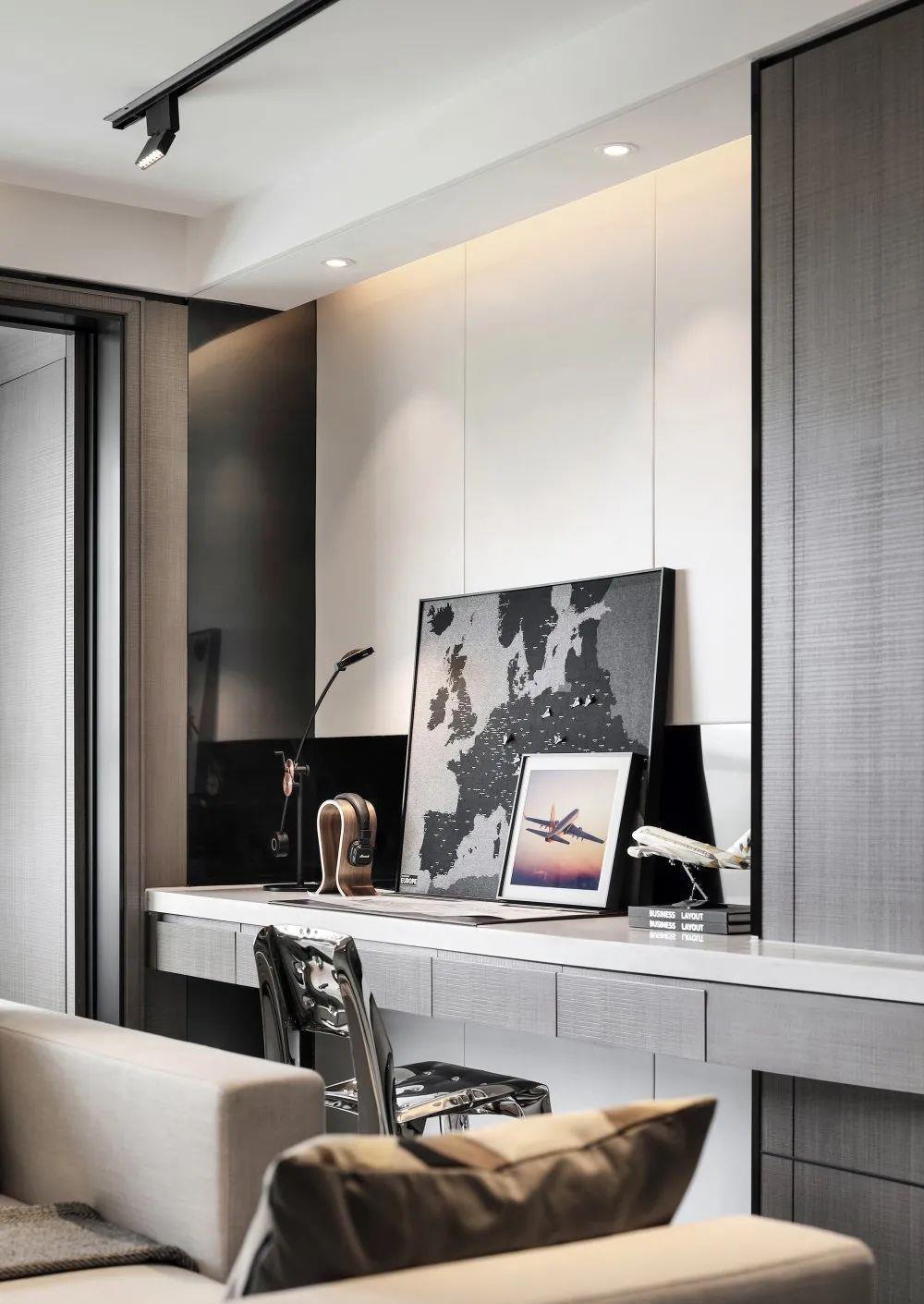 现代|138㎡现代轻奢风就得这么装,空间层次分明,舒适又高级