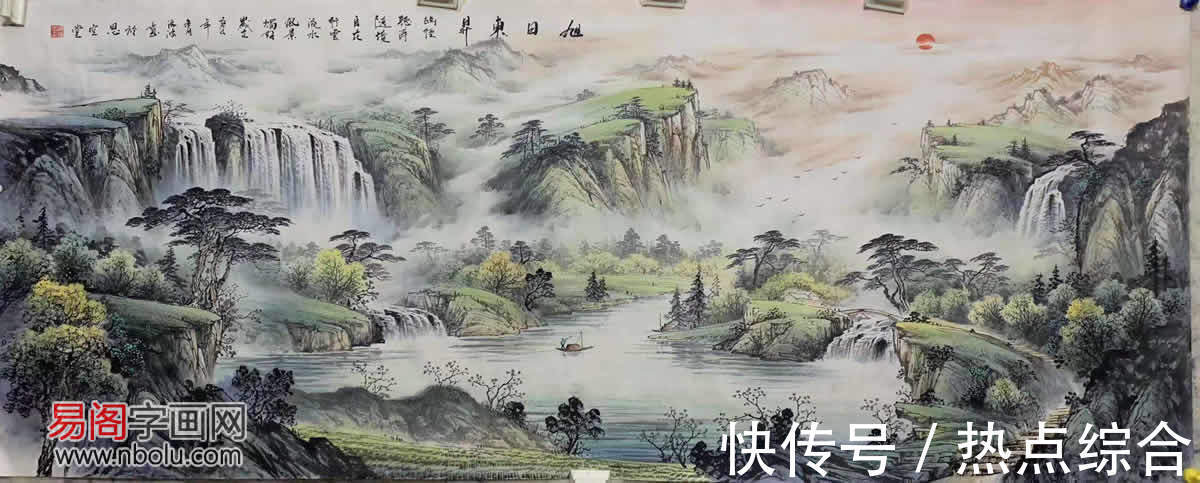 杨天佑@梁海波:师法自然,创造灵动彩墨山水