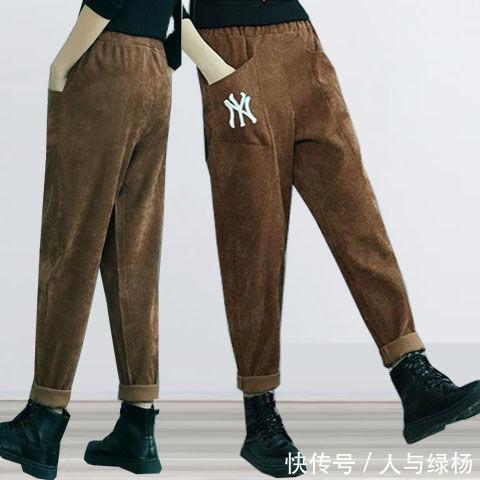 显瘦|今年又火了一女裤,叫“毛呢运动裤”,时髦显瘦,温暖整个初冬