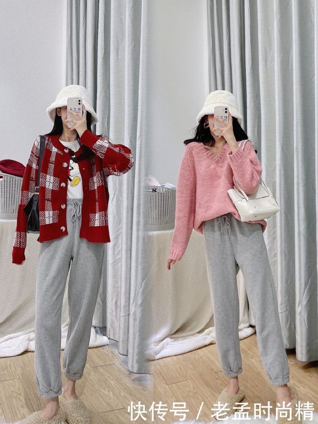 新年穿红衣是常态,会穿的时髦精,淑女装都显得与众不同