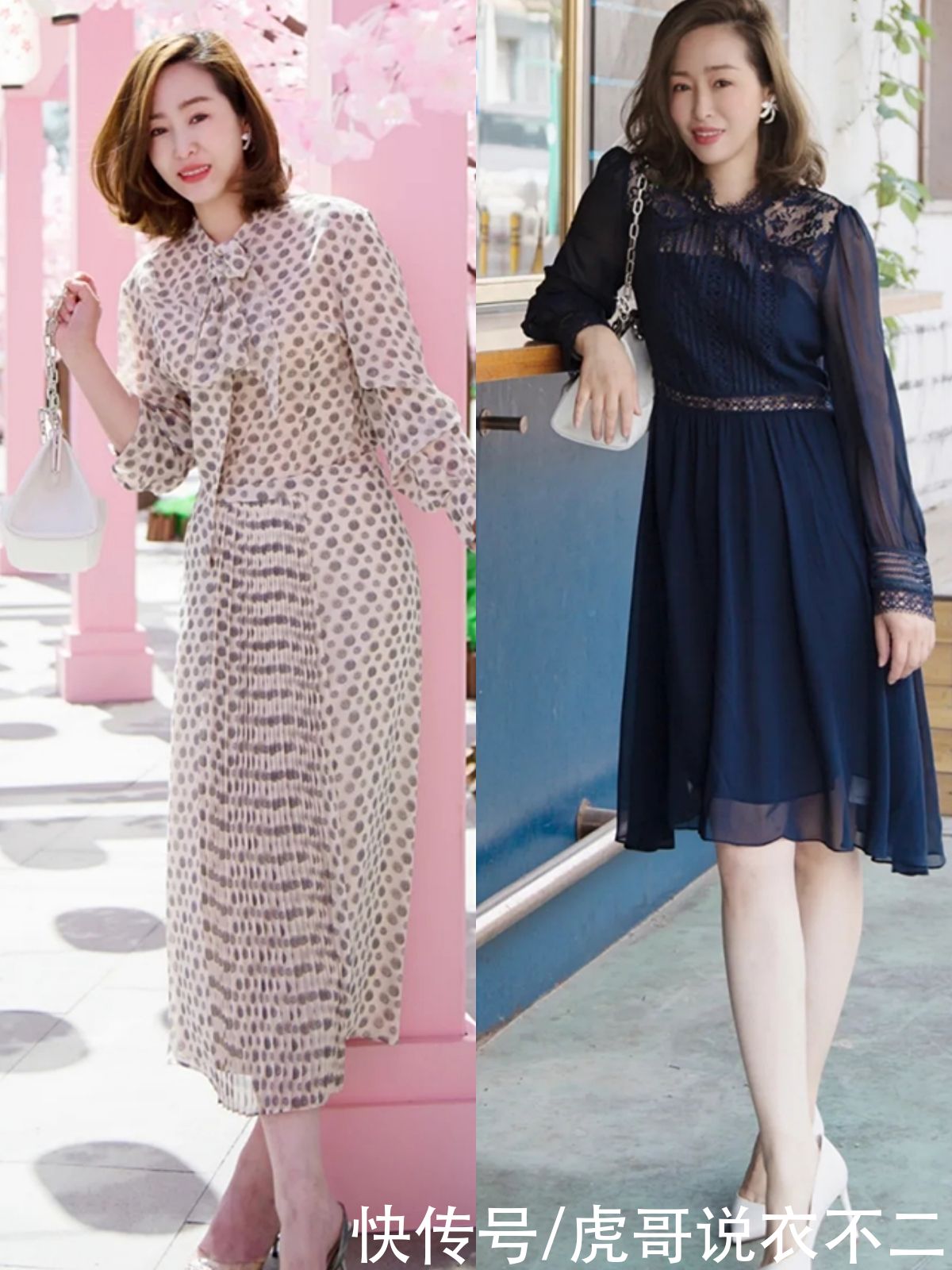 裙装|女人到了四五十岁,穿衣谨记“四要四不要”原则,得体时髦显气质