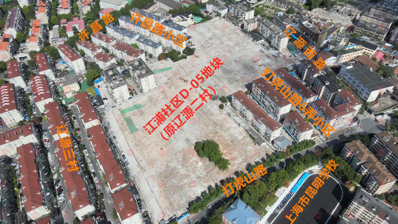 杨浦两宗纯宅地，未来上海市中心的10万+新盘？|赶“集”②| 航拍