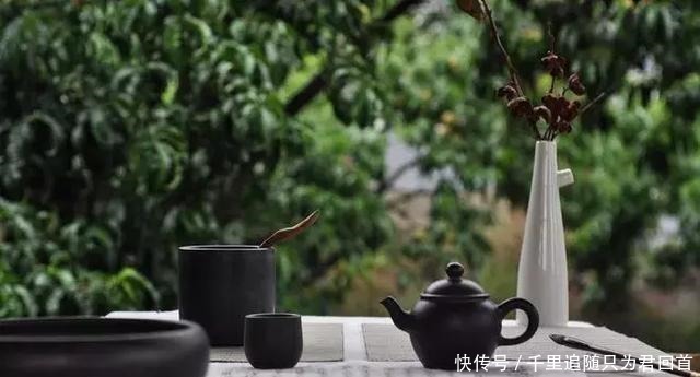 自在|院子里喝茶图个自在