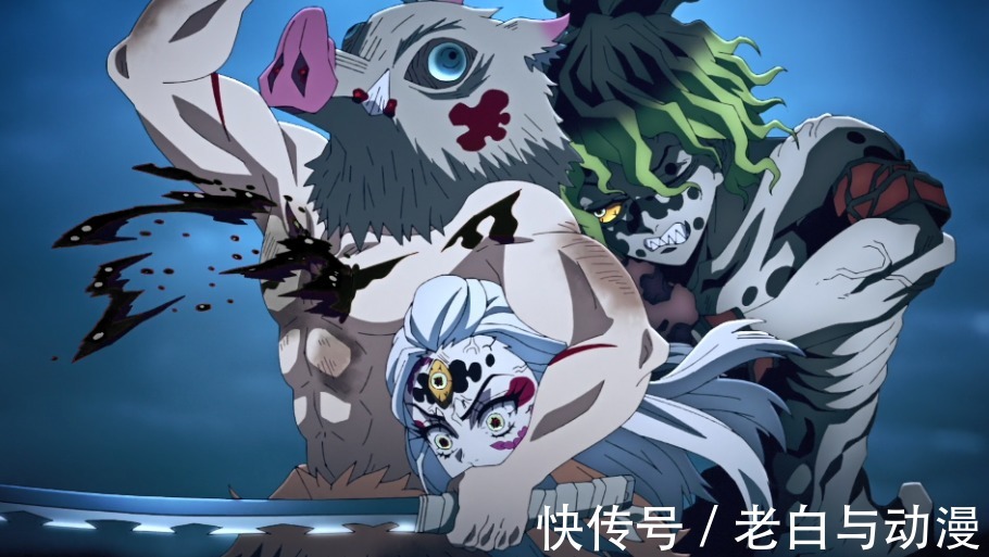 鬼灭之刃2:伊之助遭穿胸,音柱断臂,主角团太惨了