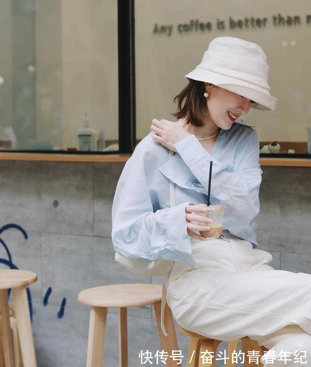 时髦 白色裤子怎么穿才够好看搭配上衬衫高级感满分,想不时髦不行!