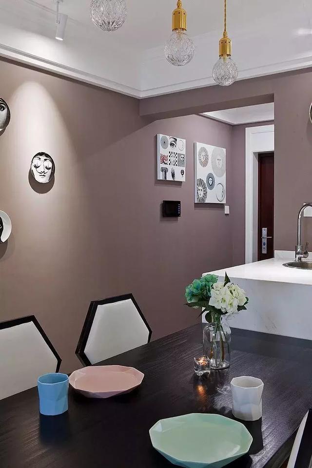 客厅|100平两室新房,客厅好漂亮,特别是沙发墙上的挂画