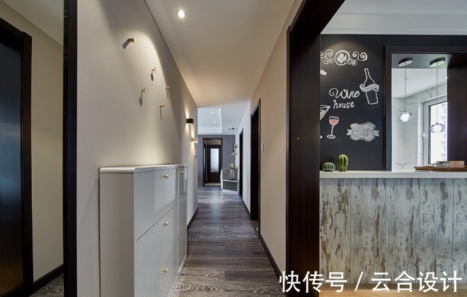 淋浴室|云合设计——80㎡的房子,装出100多平的感觉?