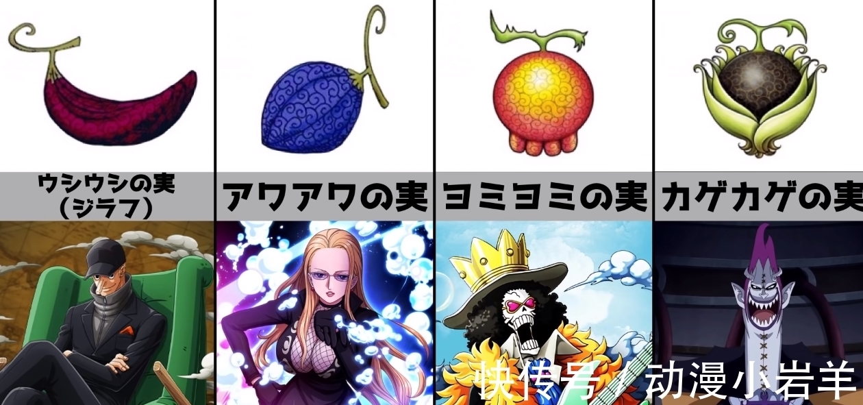 恶魔果实|海贼王:恶魔果实大图鉴!线线果实像鸭梨,花花果实颜值爆表