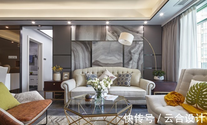 搭配|云合设计——100多㎡大平层,低价装出高档次,接下我的膝盖!