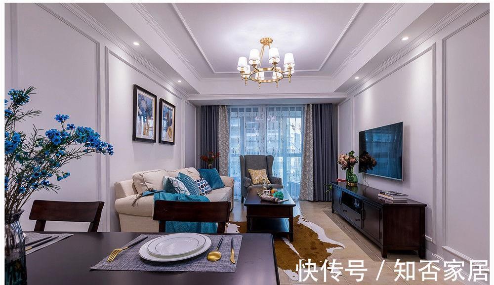 空间|蓝白塑造的清爽空间，用大海般无私的爱，去关爱自己的家人