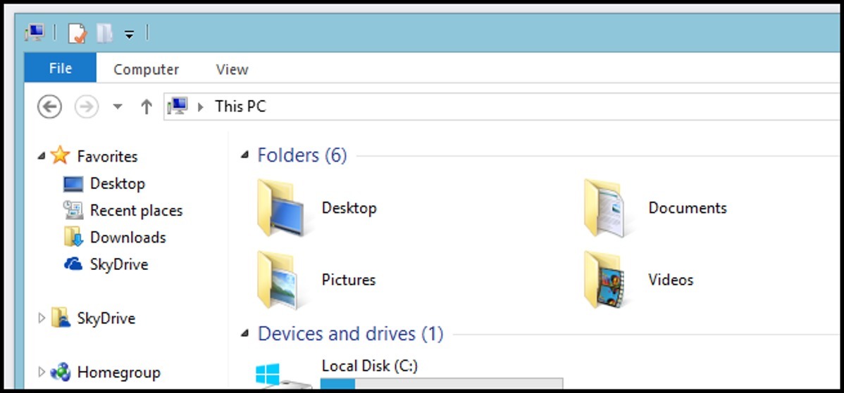 (在Windows系统中,删除文件夹)如何在Windows 8.1中从我的计算机中删除“文件夹”