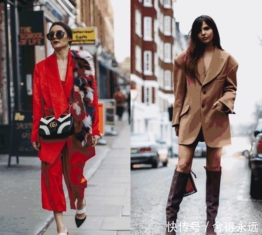 真正会穿的女人,春天穿西装不会配小脚裤,看三木就知道了!