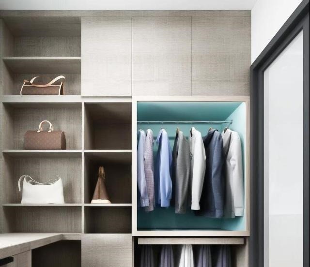 书房|110平三房户型,装修成现代北欧风还带一个大大的衣帽间!